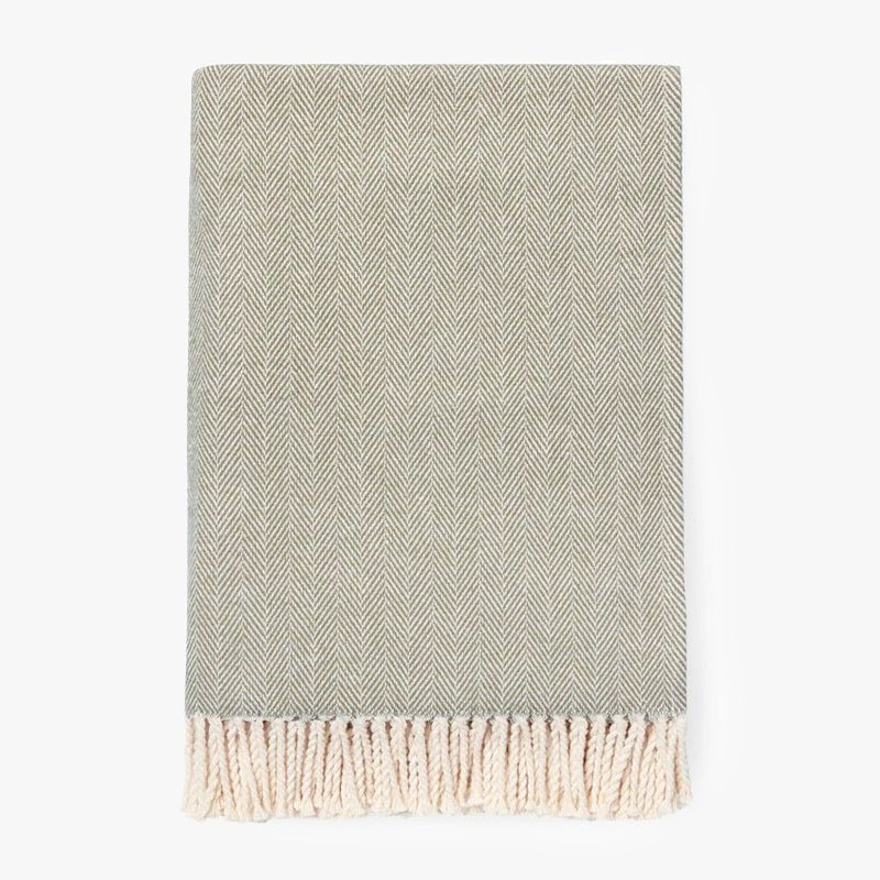 Sferra Celine Throw in Moss Color | Duman Home