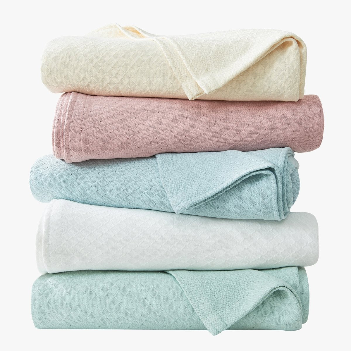 all-groups Diamond Egyptian Cotton Blanket Colors | Duman Home