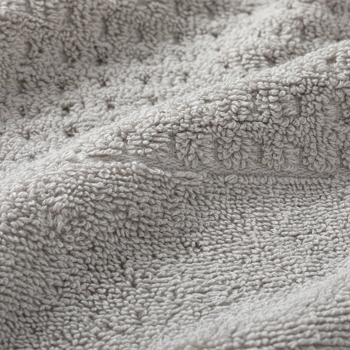 Light Gray Lightweight Waffle Towel | Duman Home