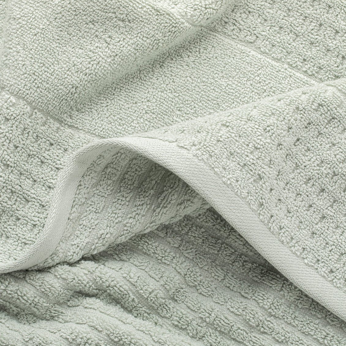 Lightweight Waffle Towel Sage | Duman Home