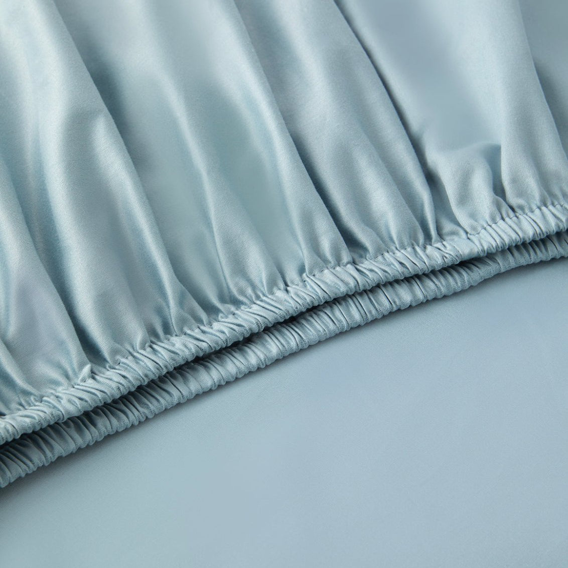 Signature Hemstitch Organic Fitted Sheet  Detail | Duman Home