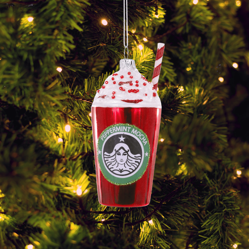 Peppermint Mocha Christmas Ornament | Duman Home