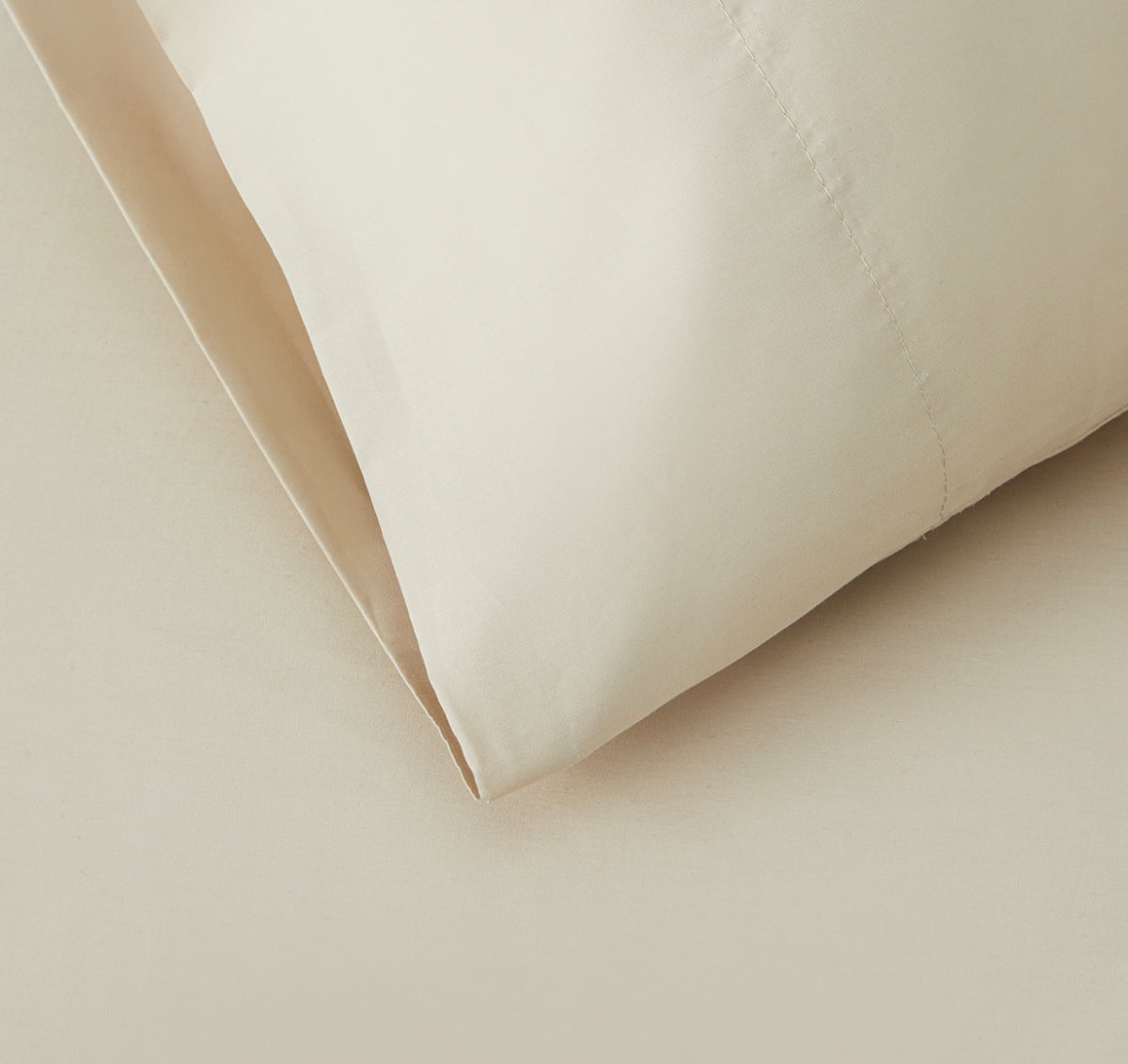 Percale Organic Sheet Set Bone Detail | Duman Home
