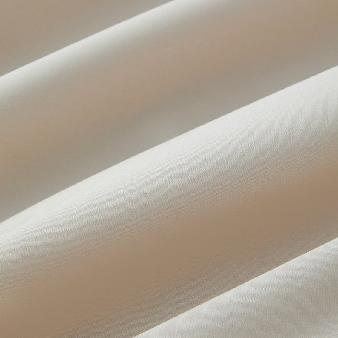Percale Organic Top Sheet Bone Detail | Duman Home