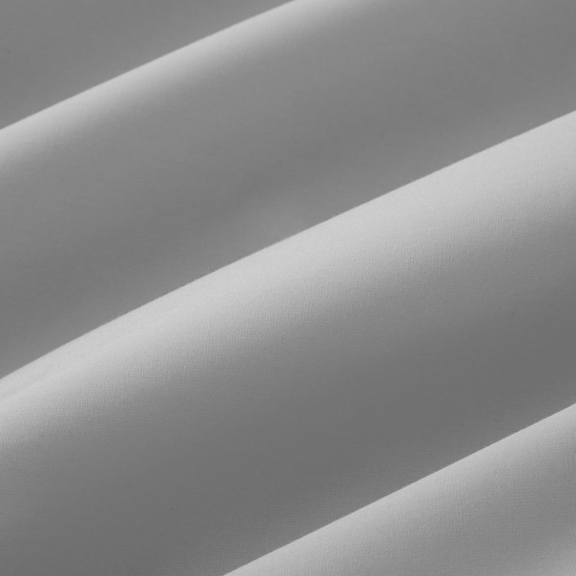 Percale Organic Top Sheet Mist Detail | Duman Home