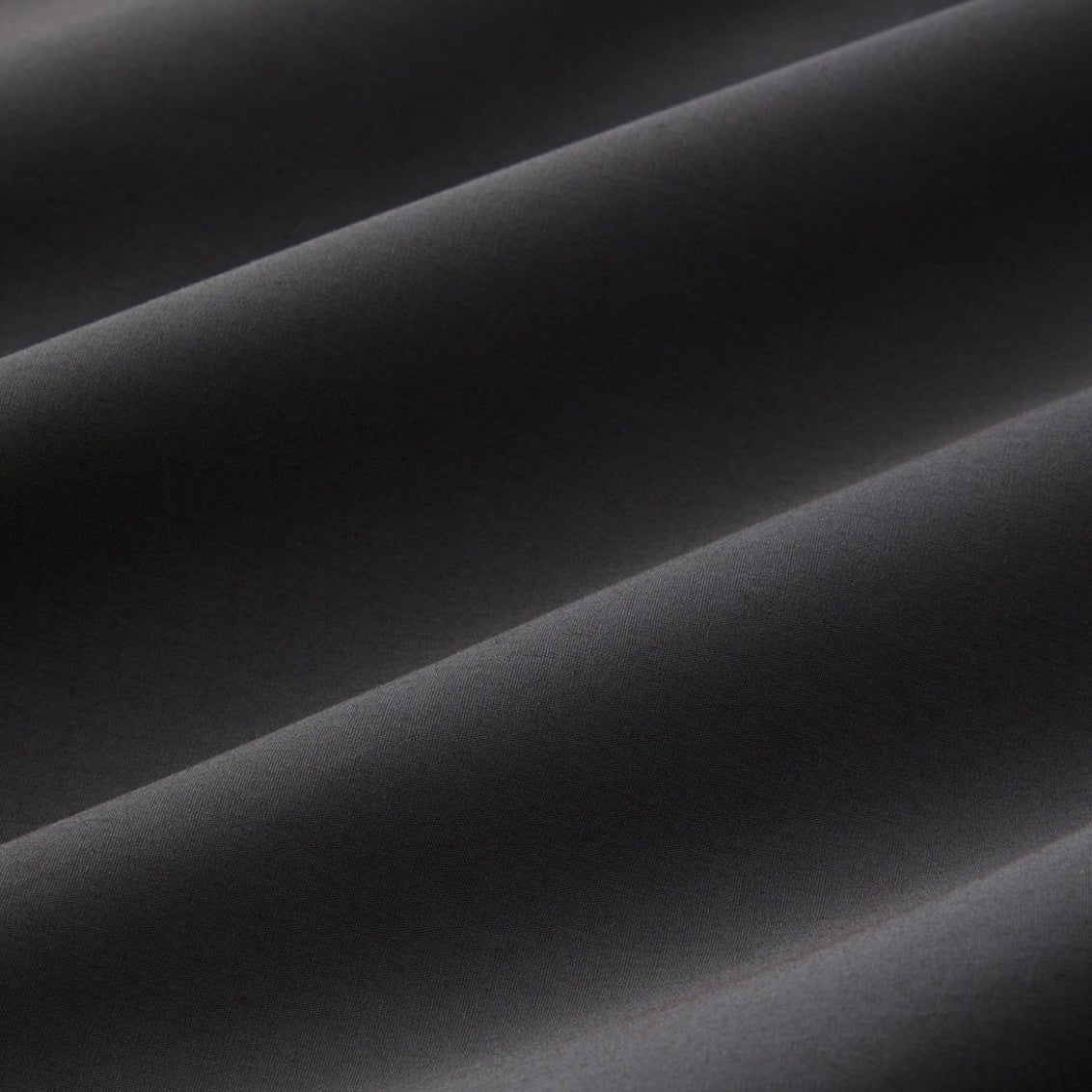 Percale Organic Top Sheet Slate Detail | Duman Home