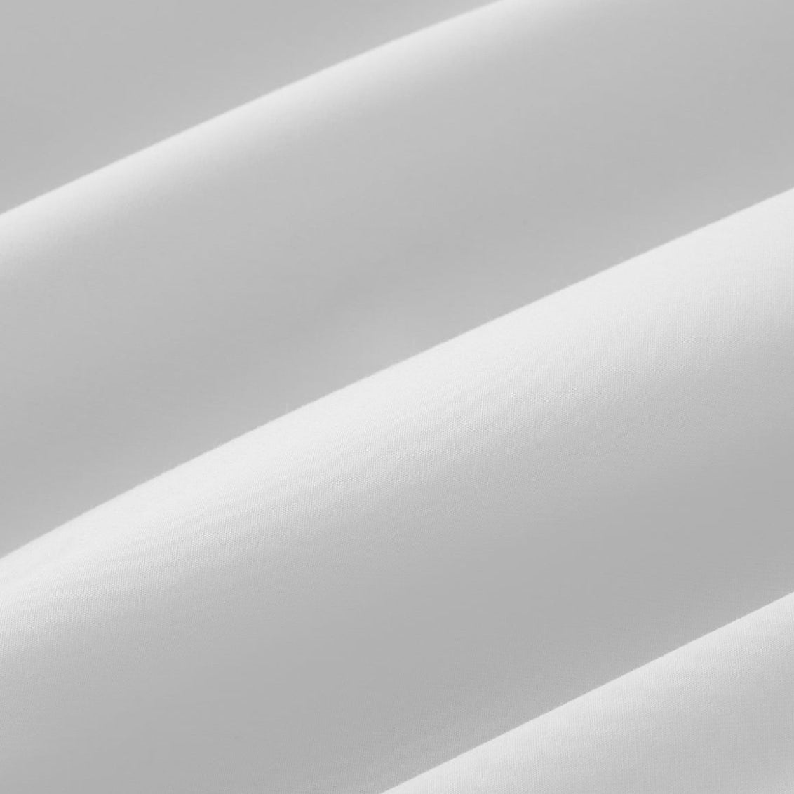 Percale Organic Top Sheet White Detail | Duman Home