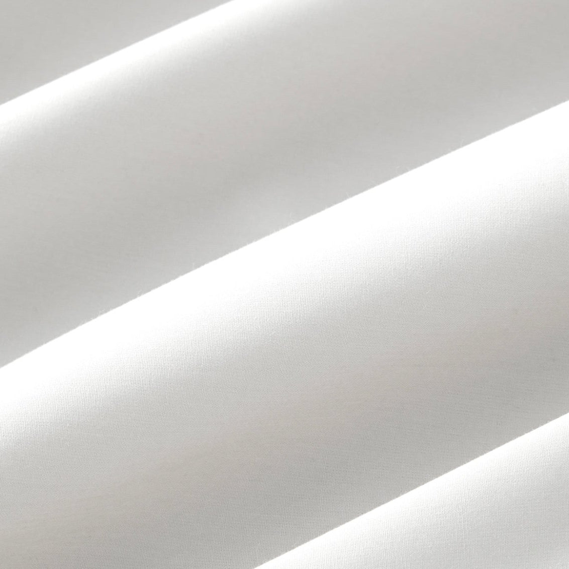 Percale Organic Sheet Set White Detail | Duman Home