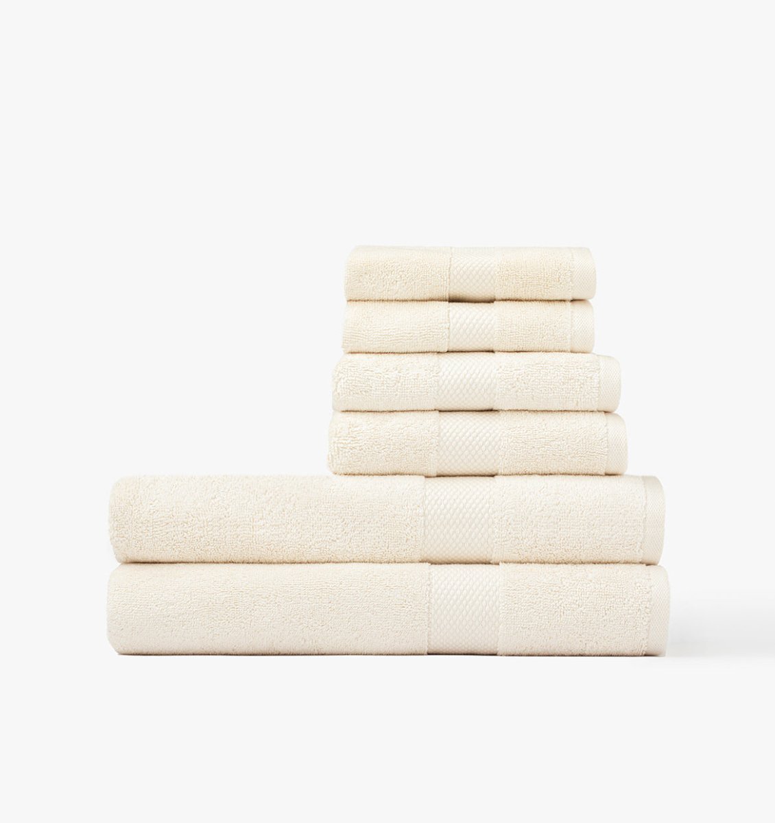 Premium Turkish Cotton Towels Antique White | Duman Home