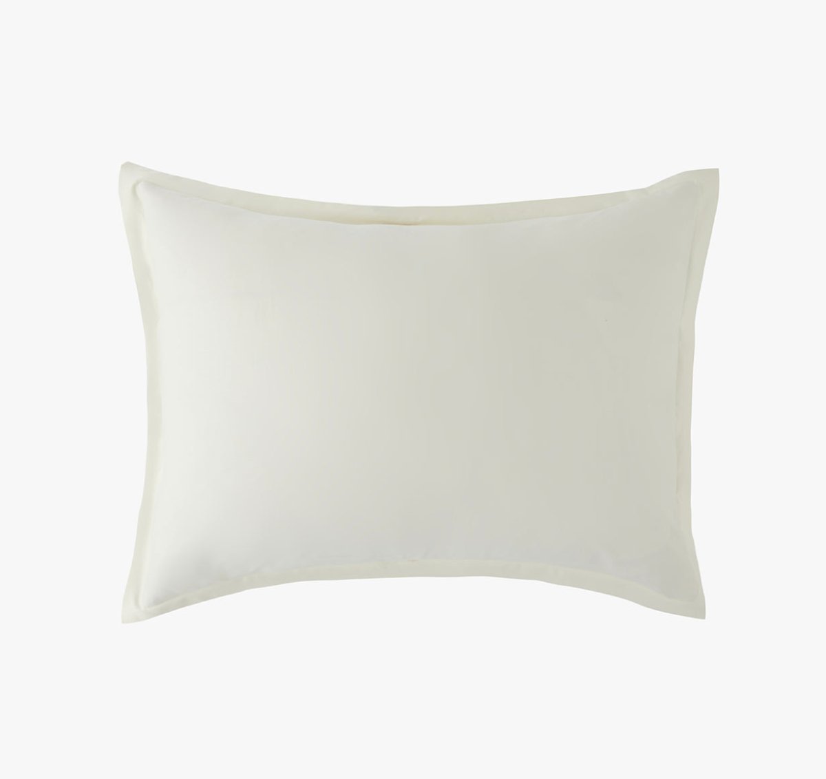 Signature Hemstitch Organic Sham Set Ivory| Duman Home