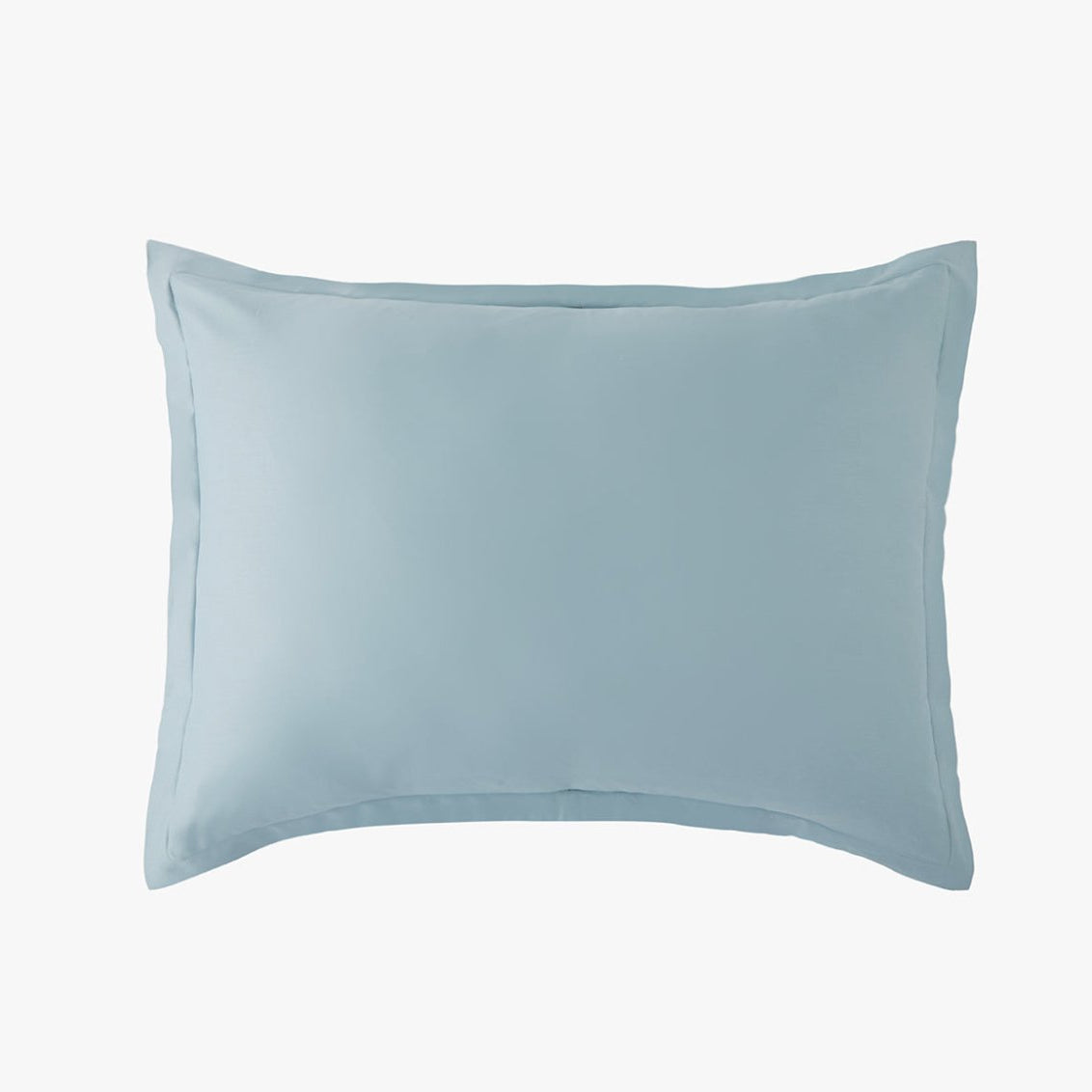 Signature Hemstitch Organic Sham Set Poolside | Duman Home