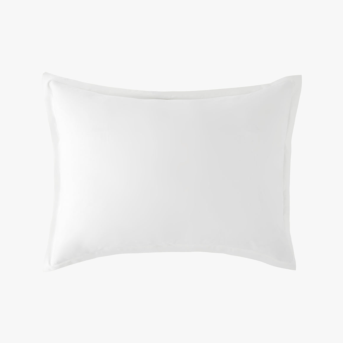 Signature Hemstitch Organic Sham Set White | Duman Home