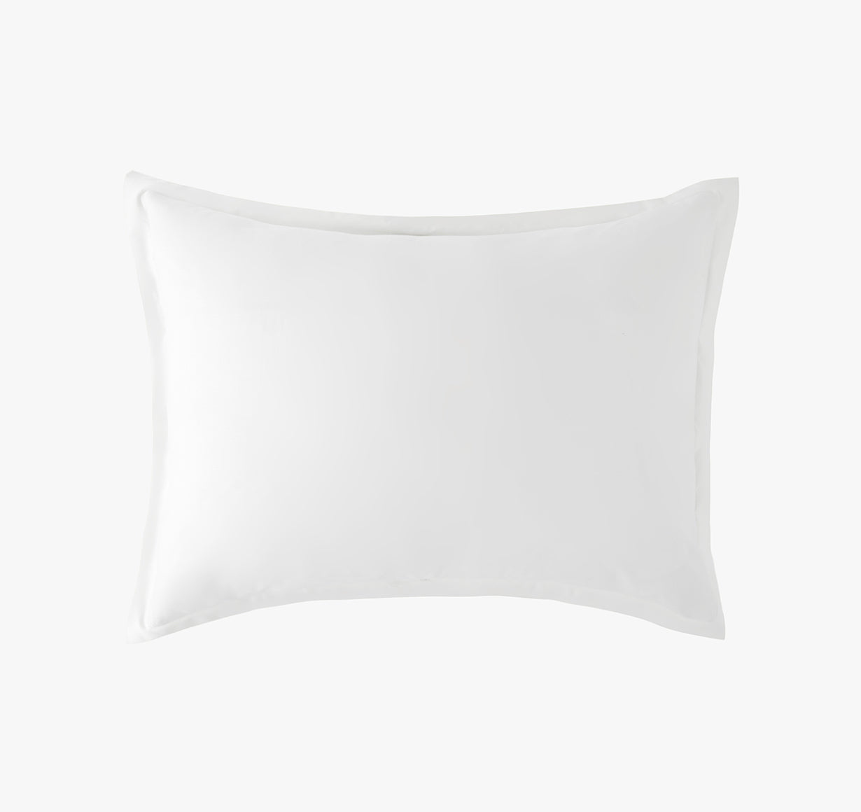 Signature Hemstitch Organic Sham Set White | Duman Home