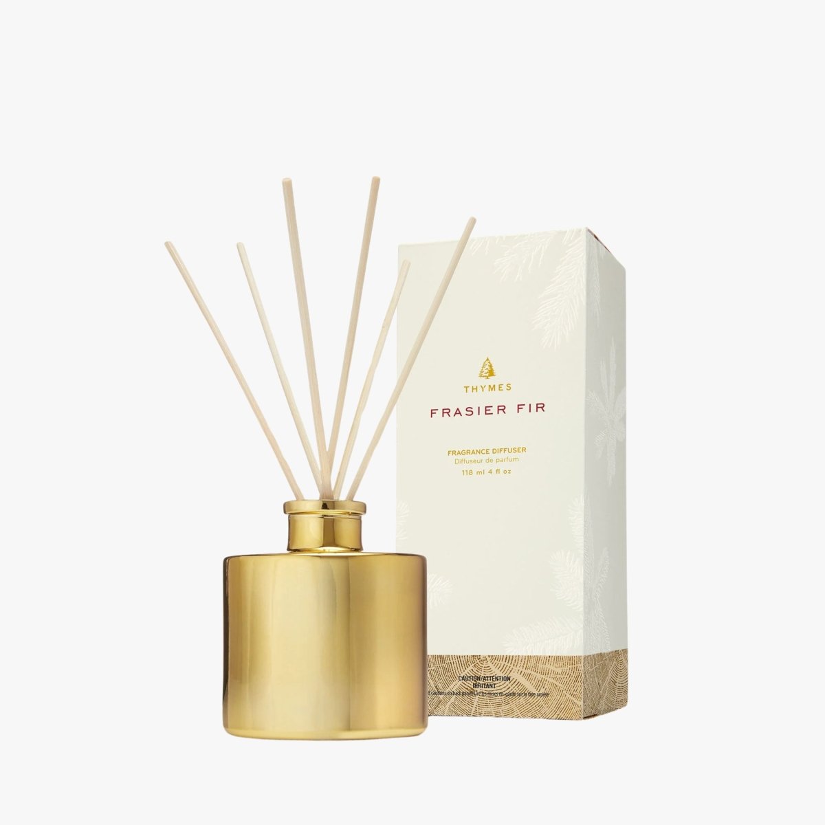Thymes Frasier Fir Petite Gold Diffuser | Duman Home