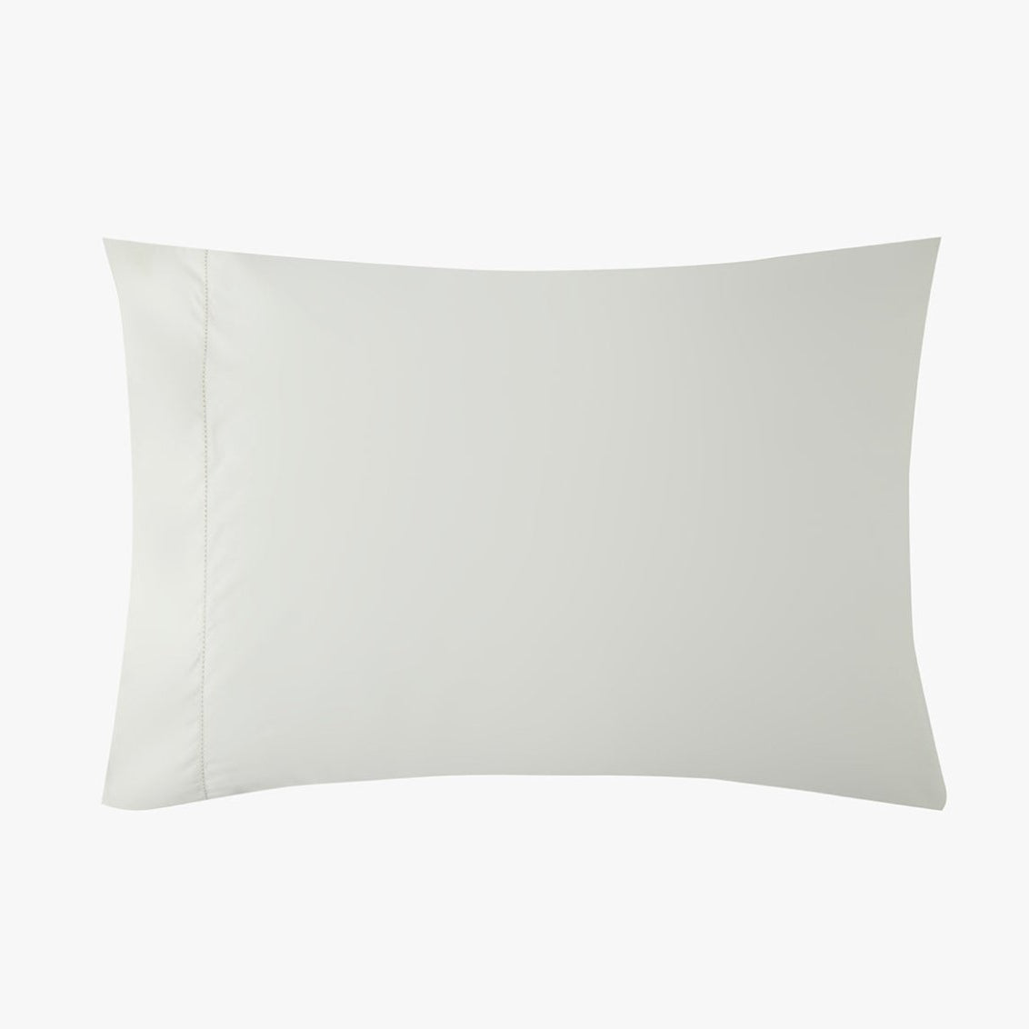 Signature Hemstitch Organic Pillowcase Ivory | Duman Home