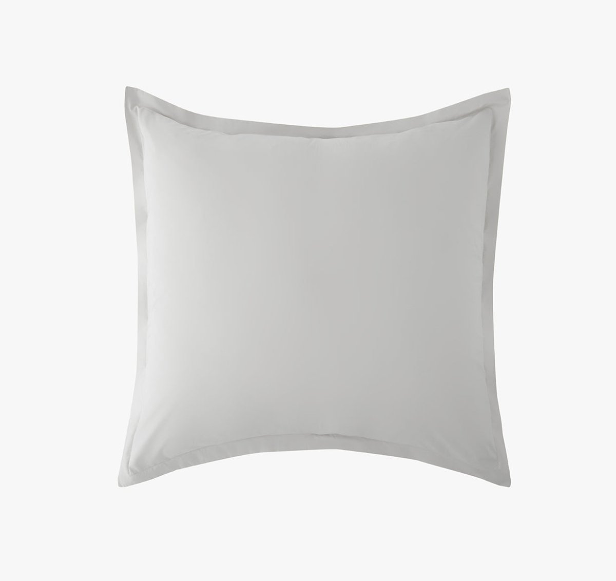 Percale Organic Euro Sham Mist | Duman Home