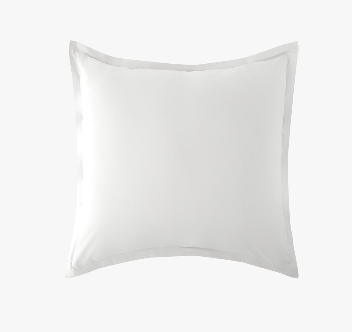Percale Organic Euro Sham White | Duman Home