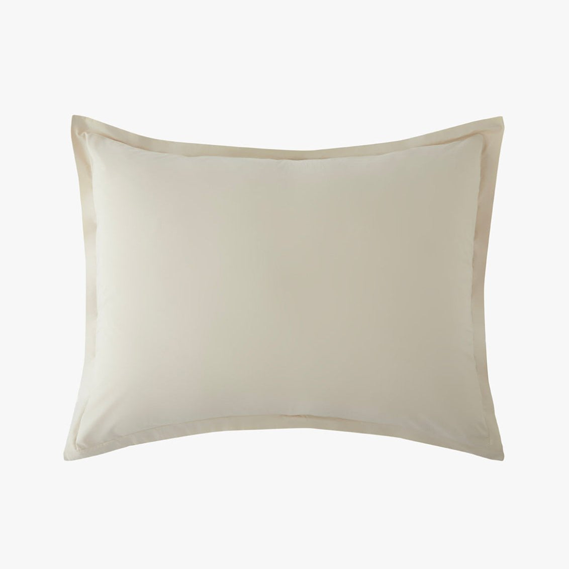 Percale Organic Sham Set Bone | Duman Home