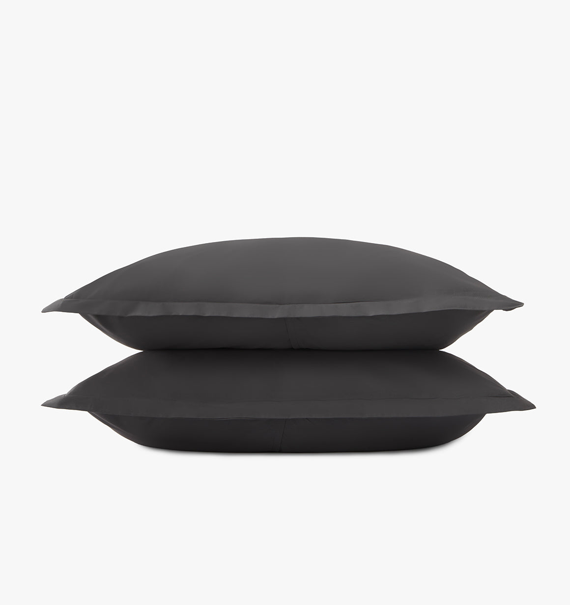 Percale Organic Sham Set Slate | Duman Home