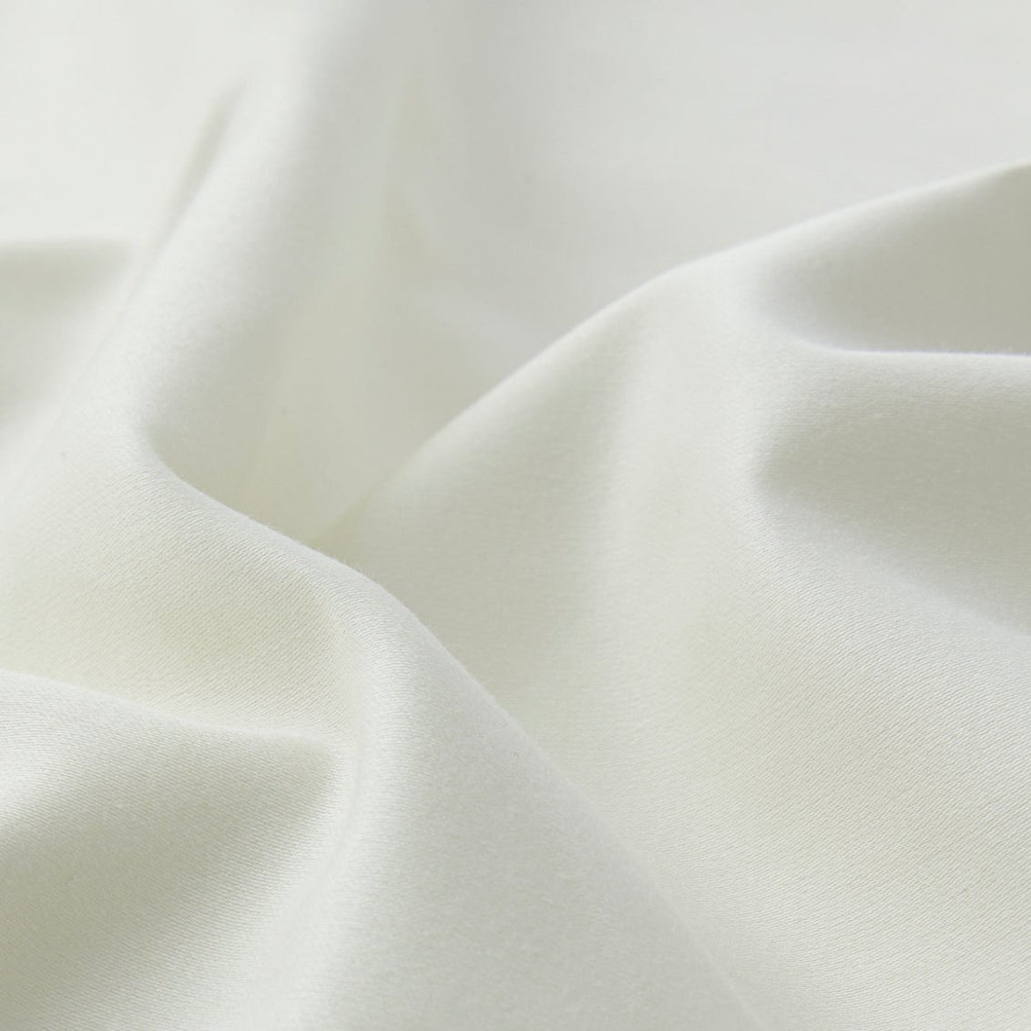 Signature Hemstitch Organic Pillowcase Ivory  Detail | Duman Home