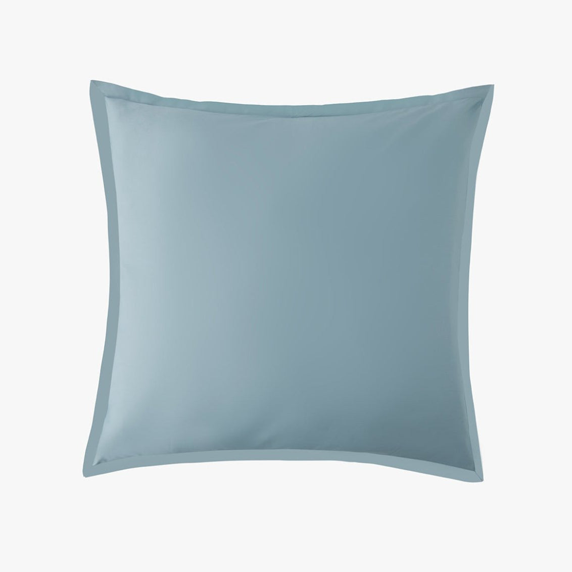 Signature Hemstitch Organic Euro Sham Poolside | Duman Home