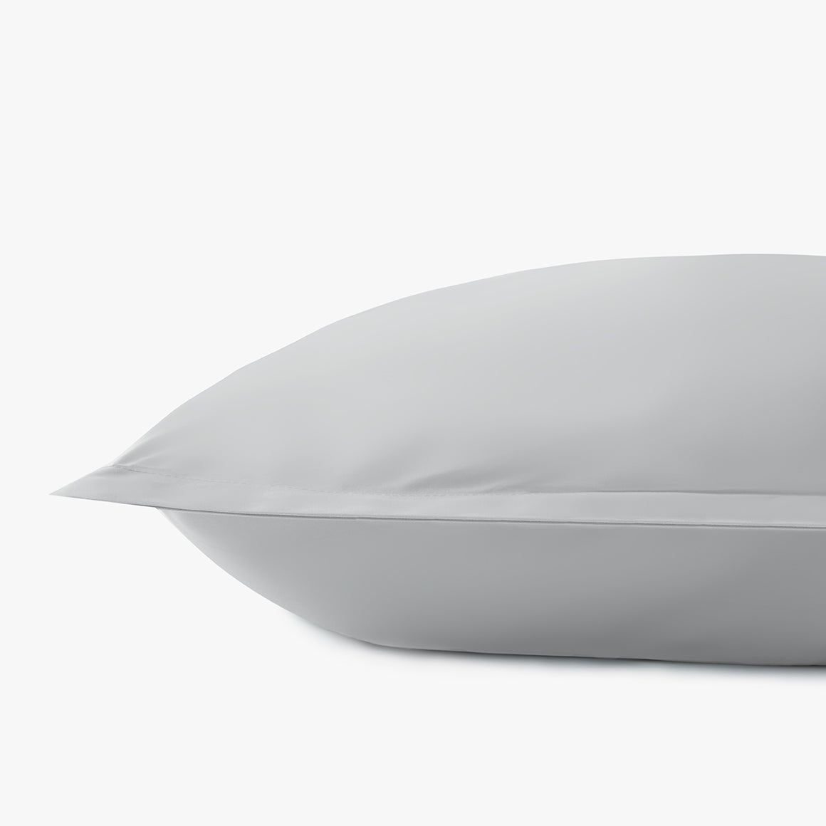 Signature Hemstitch Organic Euro Sham Tin Detail | Duman Home