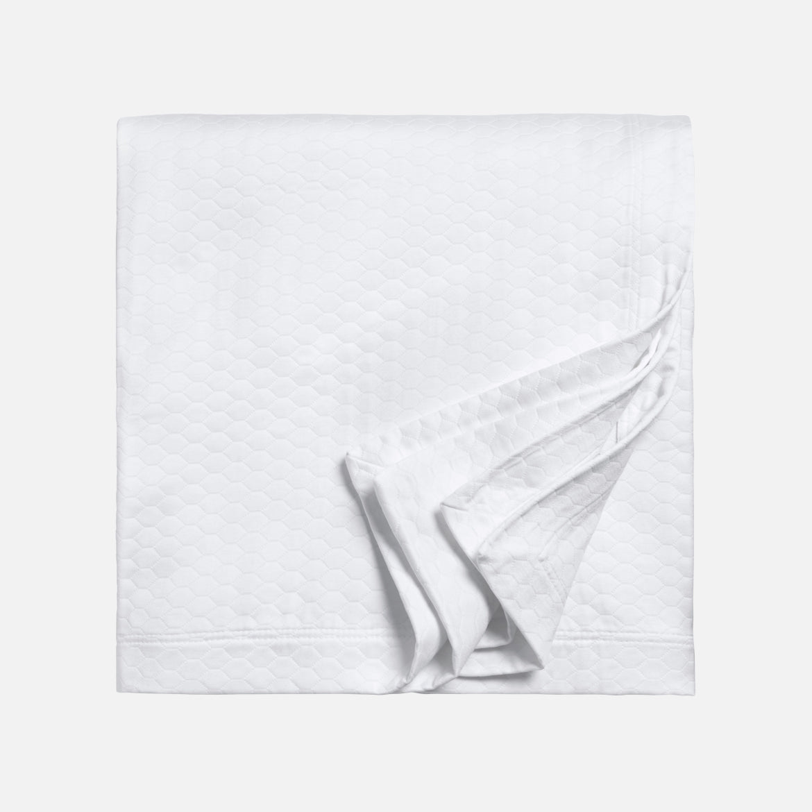 White Sferra Favo Quilt | Duman Home