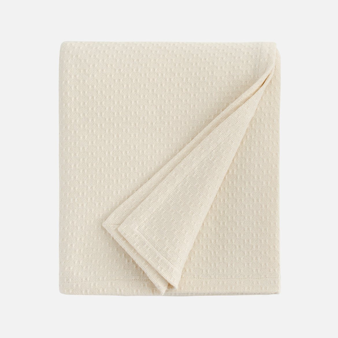 Sferra Corino Blanket in Ivory Color | Duman Home