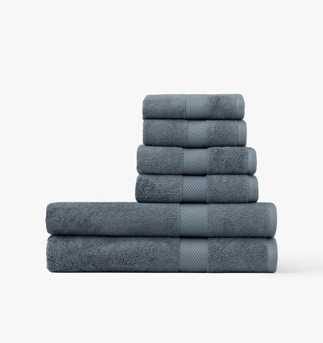 Premium Turkish Cotton Towels Aegean Blue | Duman Home