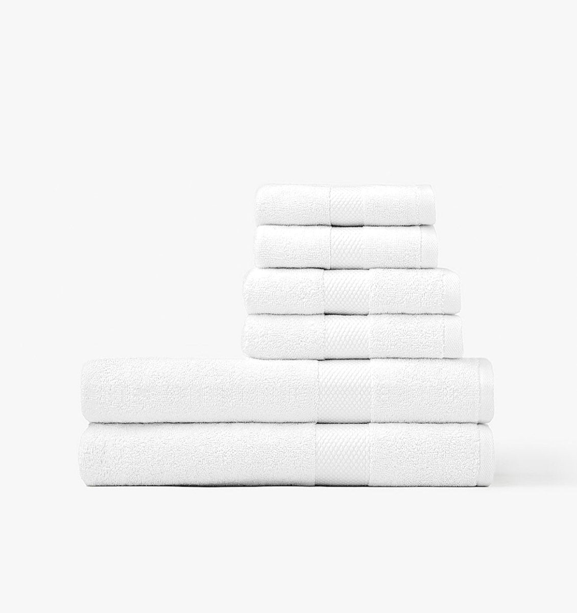 Premium Turkish Cotton Towels White | Duman Home