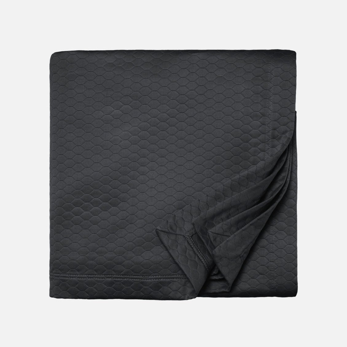 Charcoal Sferra Favo Quilt | Duman Home
