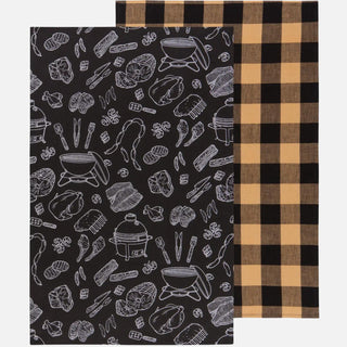 On the Grill Dishtowels Set | Duman Home