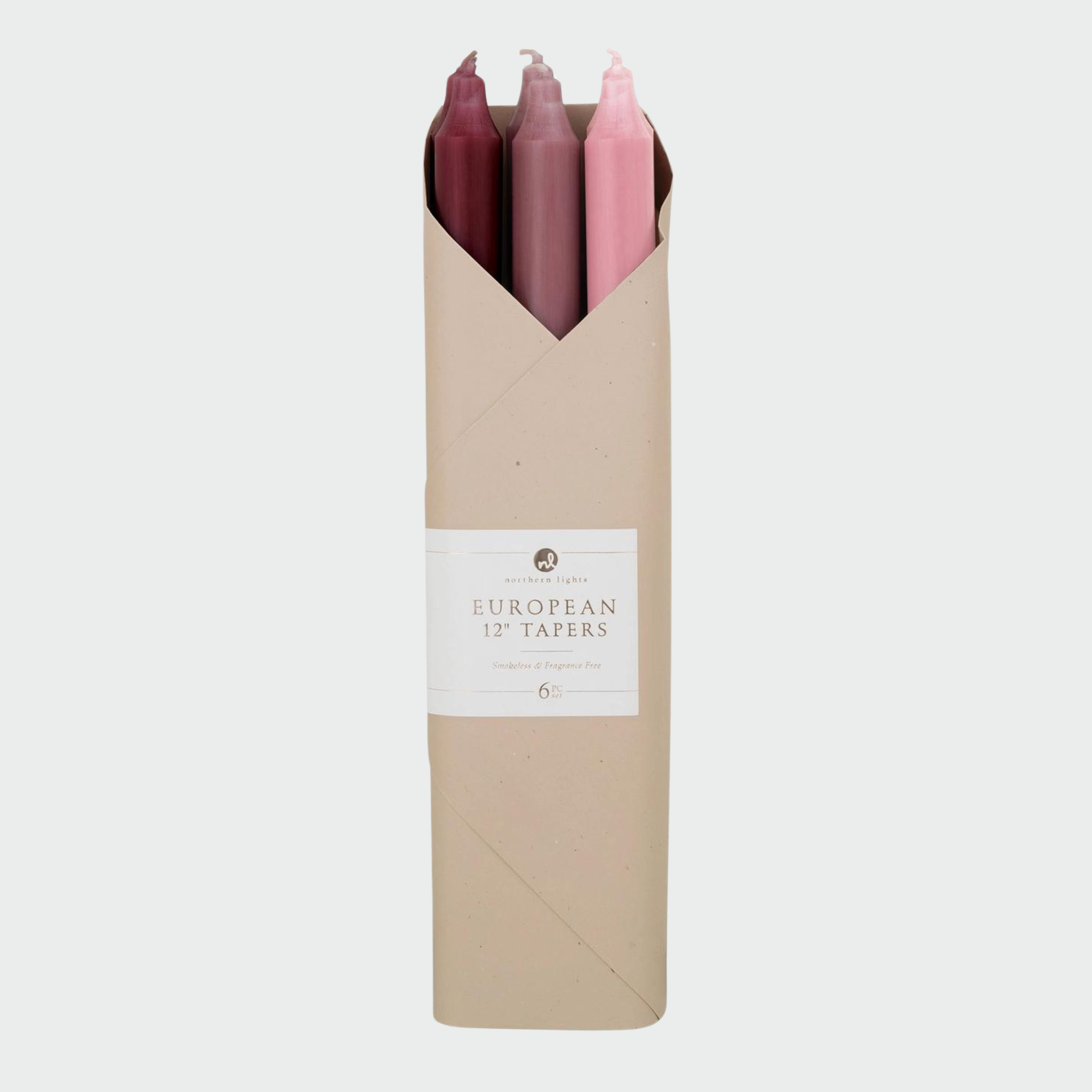 12" Taper Combo Gift Set Heirloom Petals Color | Duman Home