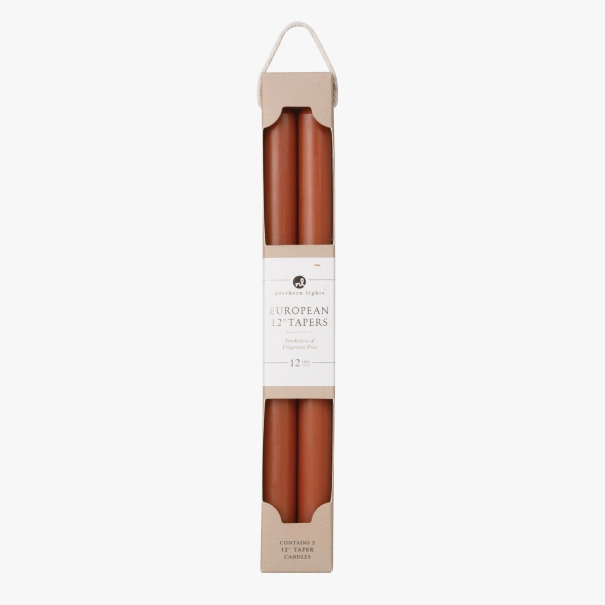 12" Classic Taper Set Terra Cotta Color| Duman Home