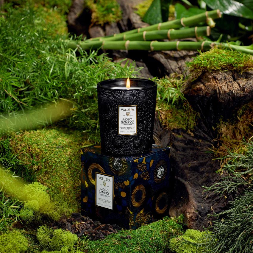 Voluspa Moso Bamboo Classic Candle with box | Duman Home