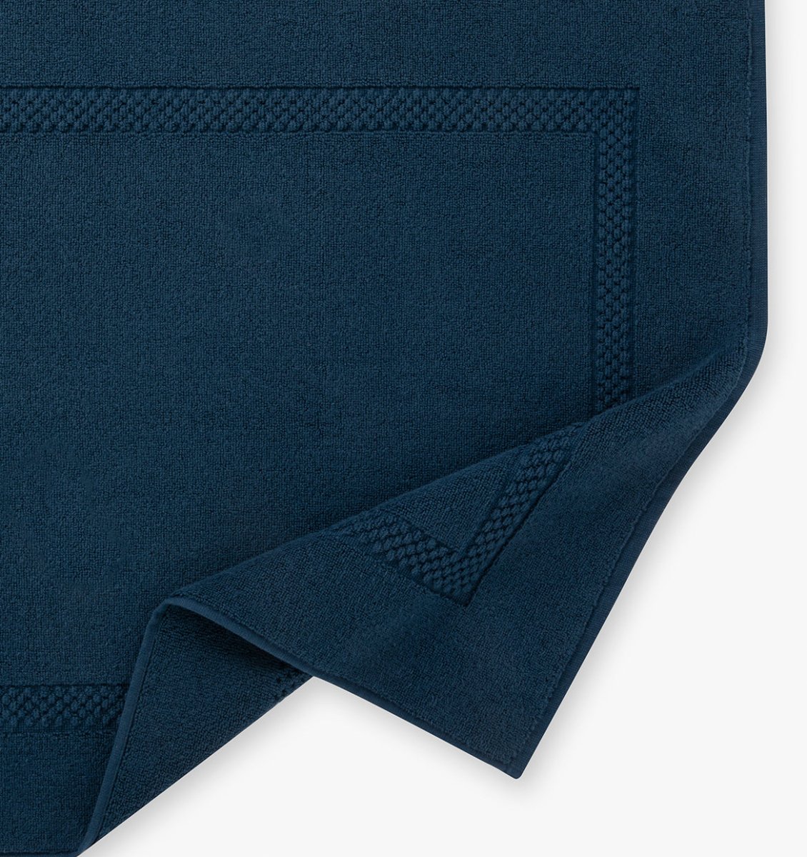 Istanbul Bath Mat Navy Detail | Duman Home