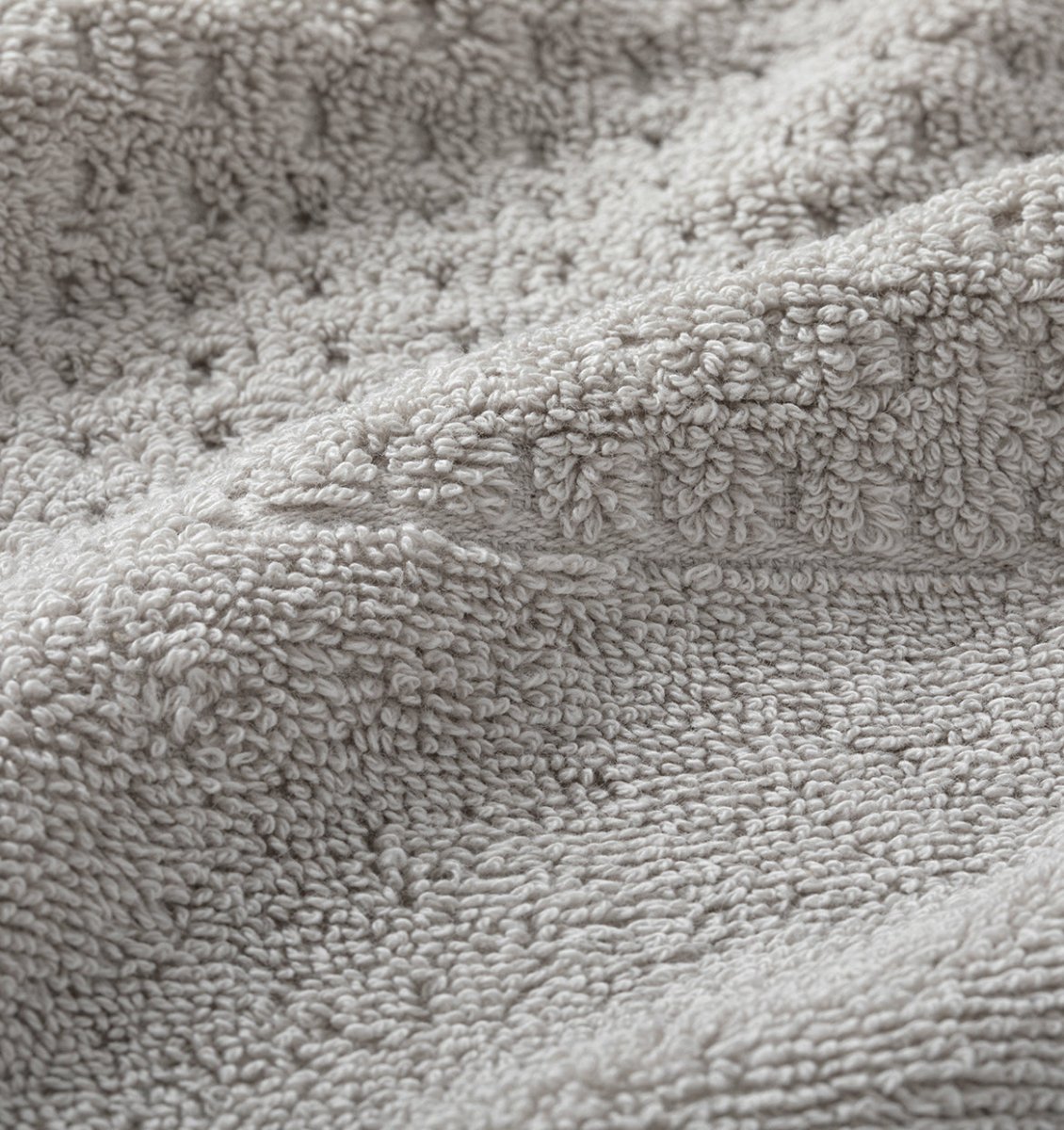 Light Gray Lightweight Waffle Towel | Duman Home