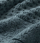 Lightweight Waffle Towel Bluestone Detail | Duman Home