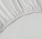 Mist grey Fitted Sheet close up
