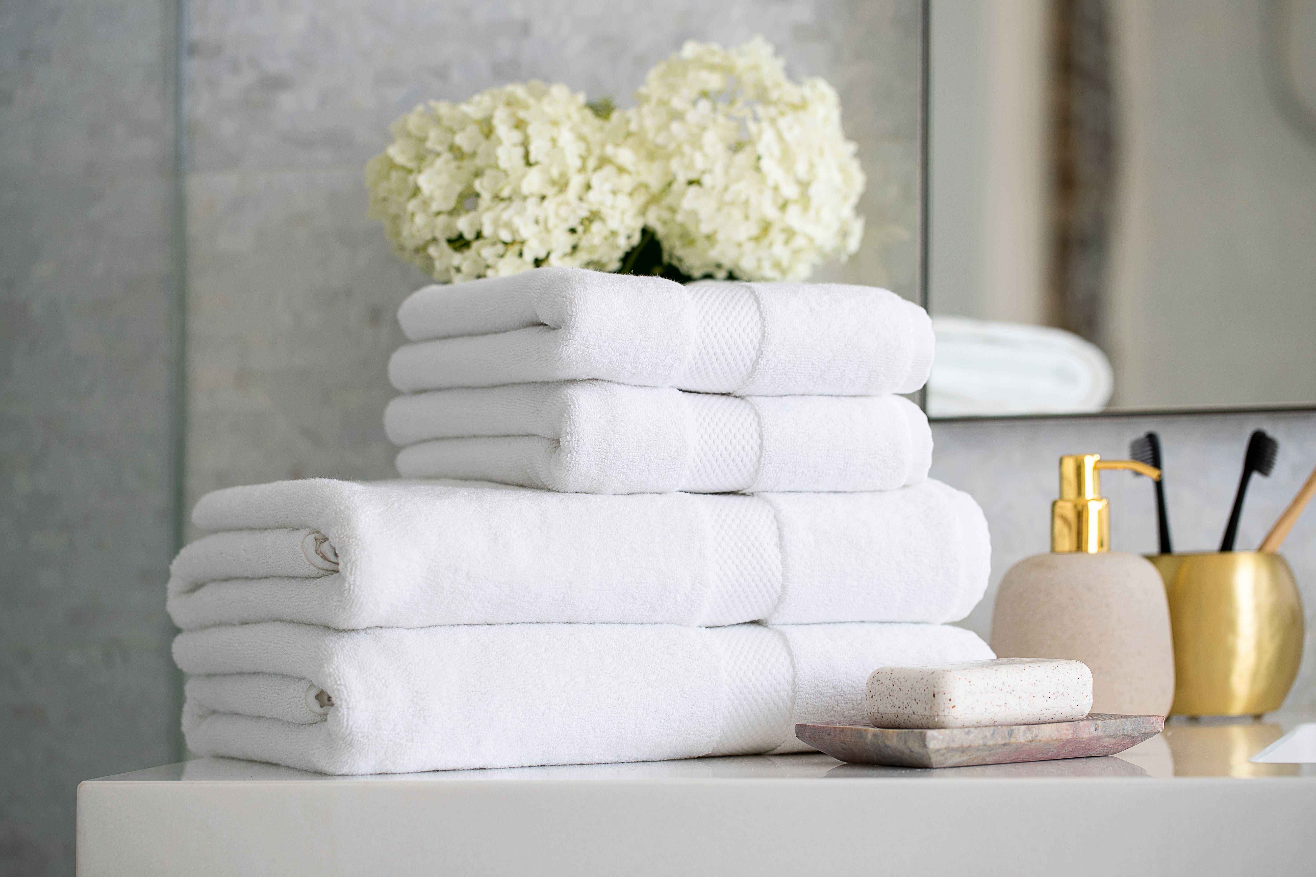 White Premium Turkish Cotton Towels