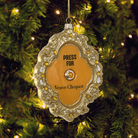Press for Champagne Christmas Ornament | Duman Home