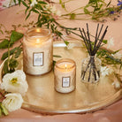 Voluspa Jasmine Midnight Blooms Reed Diffuser and Candles | Duman Home