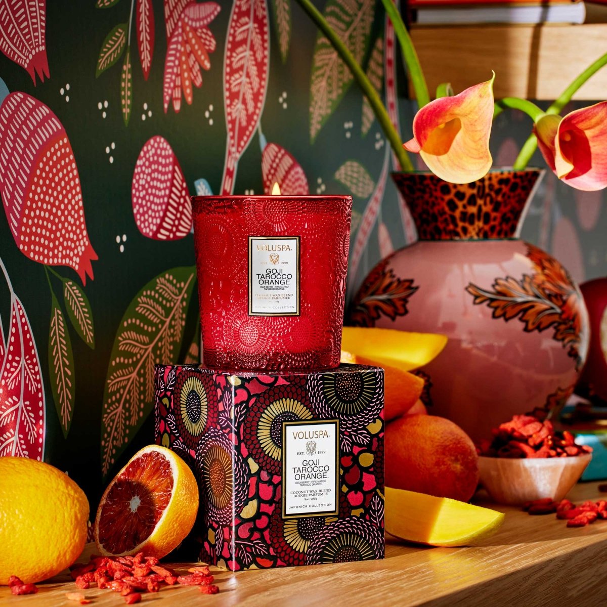 Voluspa Goji Tarocco Orange Classic Candle | Duman Home