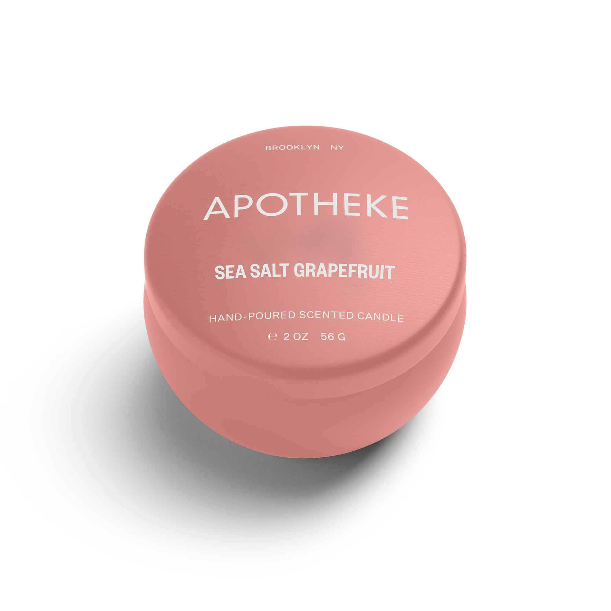 Apotheke Sea Salt & Grapefruit Mini Candle Tin