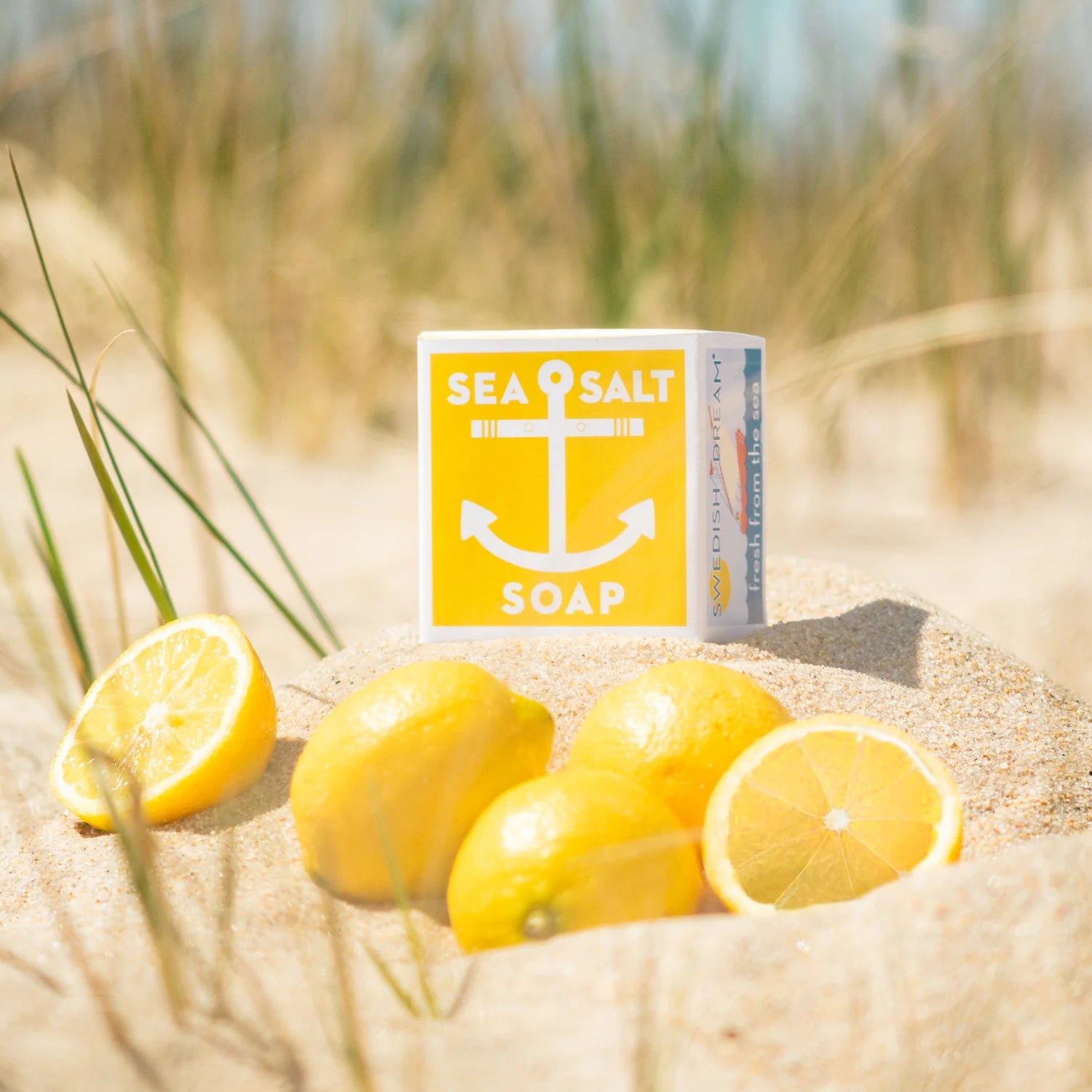 Kalastyle Swedish Dream Sea Salt Lemon Bar Soap with Lemons | Duman Home 