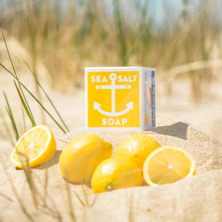 Kalastyle Swedish Dream Sea Salt Lemon Bar Soap with Lemons | Duman Home 