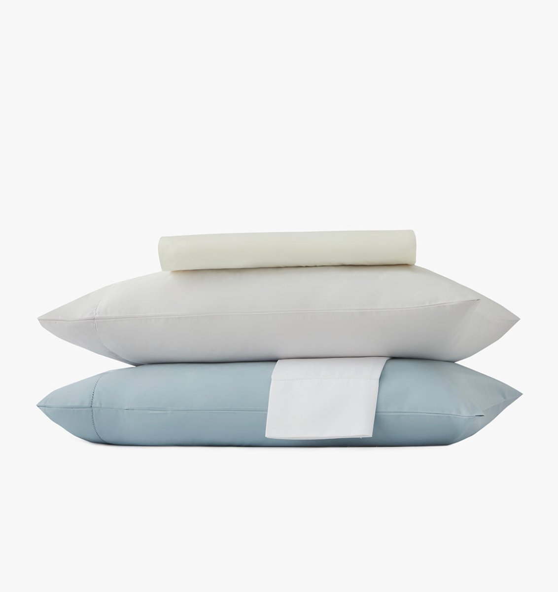 all-groups Signature Hemstitch Organic Sheet Set | Duman Home