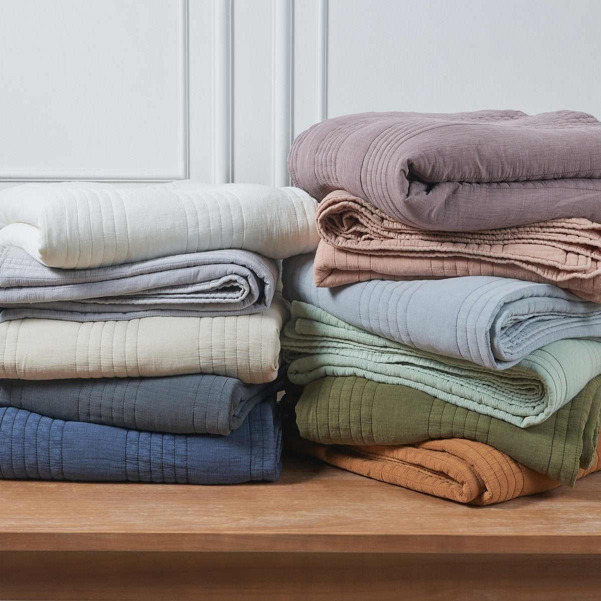 Stone Washed Cotton Light Quilt Sets