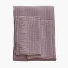 Stone Washed Cotton Quilt Set Eggplant | Duman Home