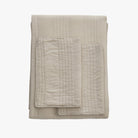 Stone Washed Cotton Quilt Set khaki | Duman Home